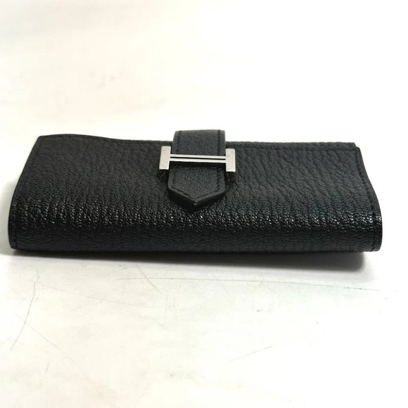 HERMES HHardware key Bearn 4-Ring Key Case Chevre Misol Black/SilverHardware - Picture 8 of 11